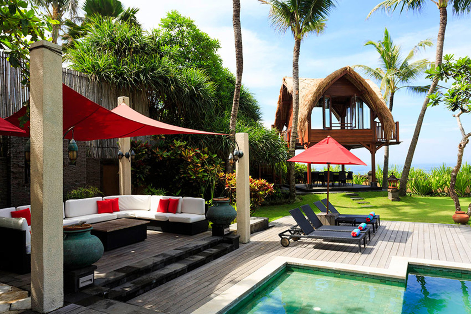 Bali Villa 1023: Meeresglück und Ruhe am Pool