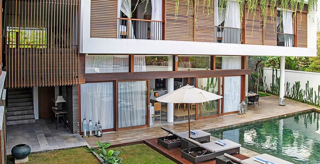 Stilvolle Strandvilla mit Pool und atemberaubender Aussicht – Bali Villa 1068