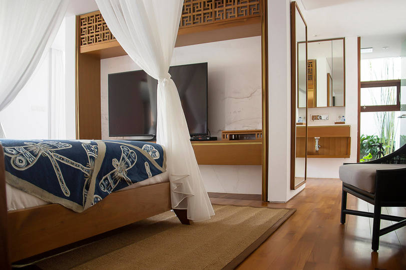 Stilvolle Strandvilla mit Pool und atemberaubender Aussicht – Bali Villa 1068