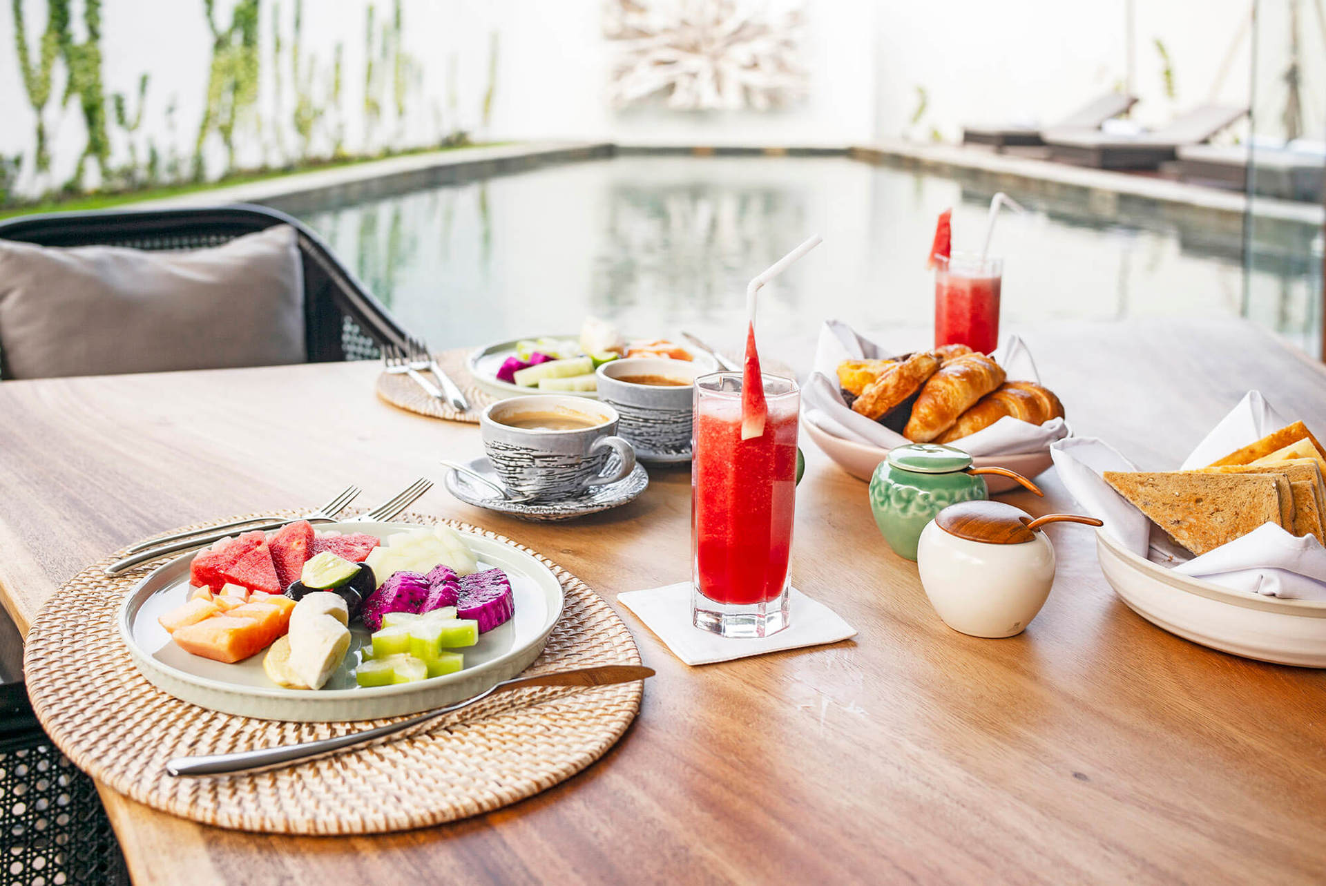 Stilvolle Strandvilla mit Pool und atemberaubender Aussicht – Bali Villa 1068
