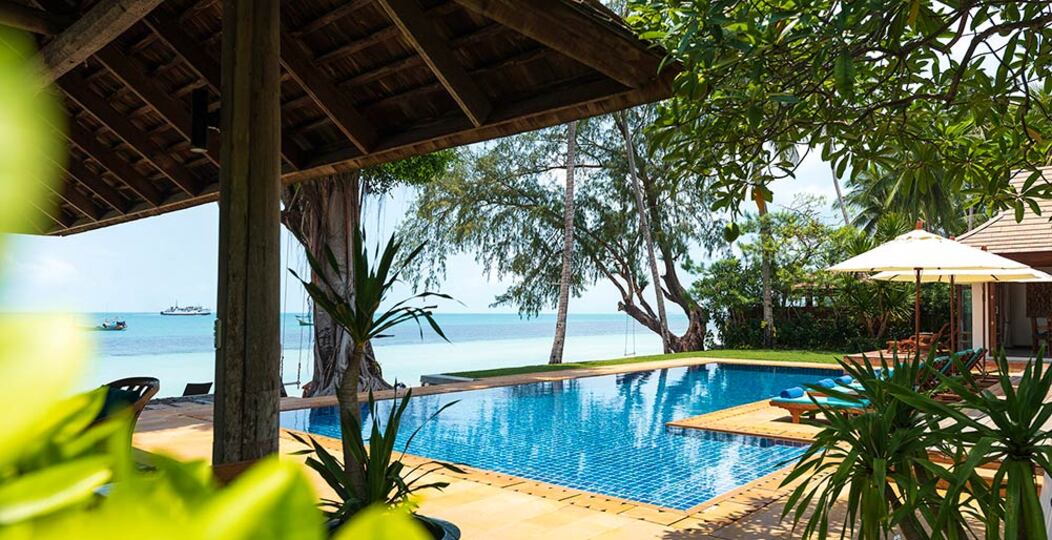 Diese perfekte 5-Sterne-Villa in Koh Samui mit privatem Pool am Strand, Villa Waimarie 1005