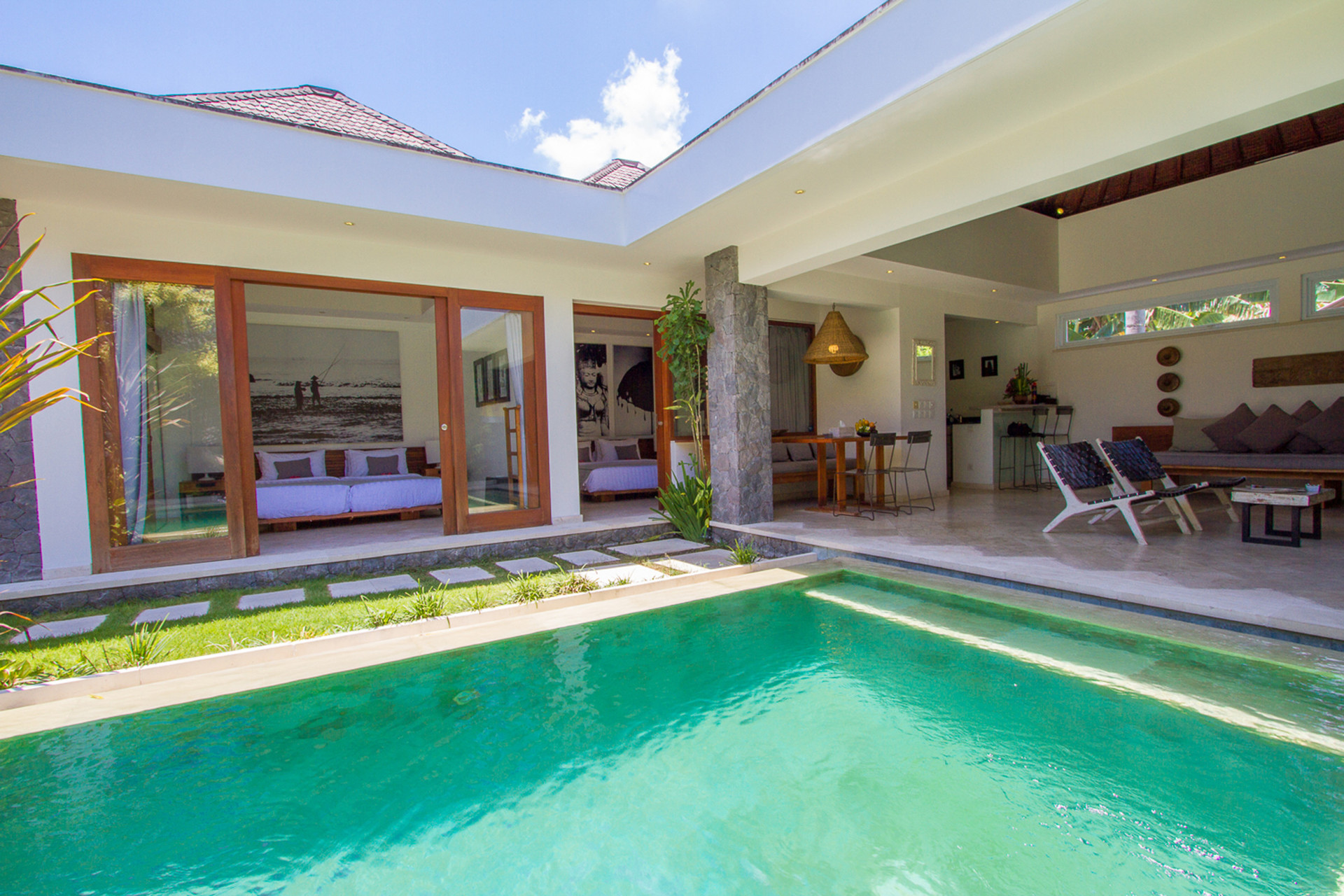 Luxuriöse Villa mit 2 Schlafzimmern in der Nähe der Sehenswürdigkeiten von Seminyak, Bali Villa 1147