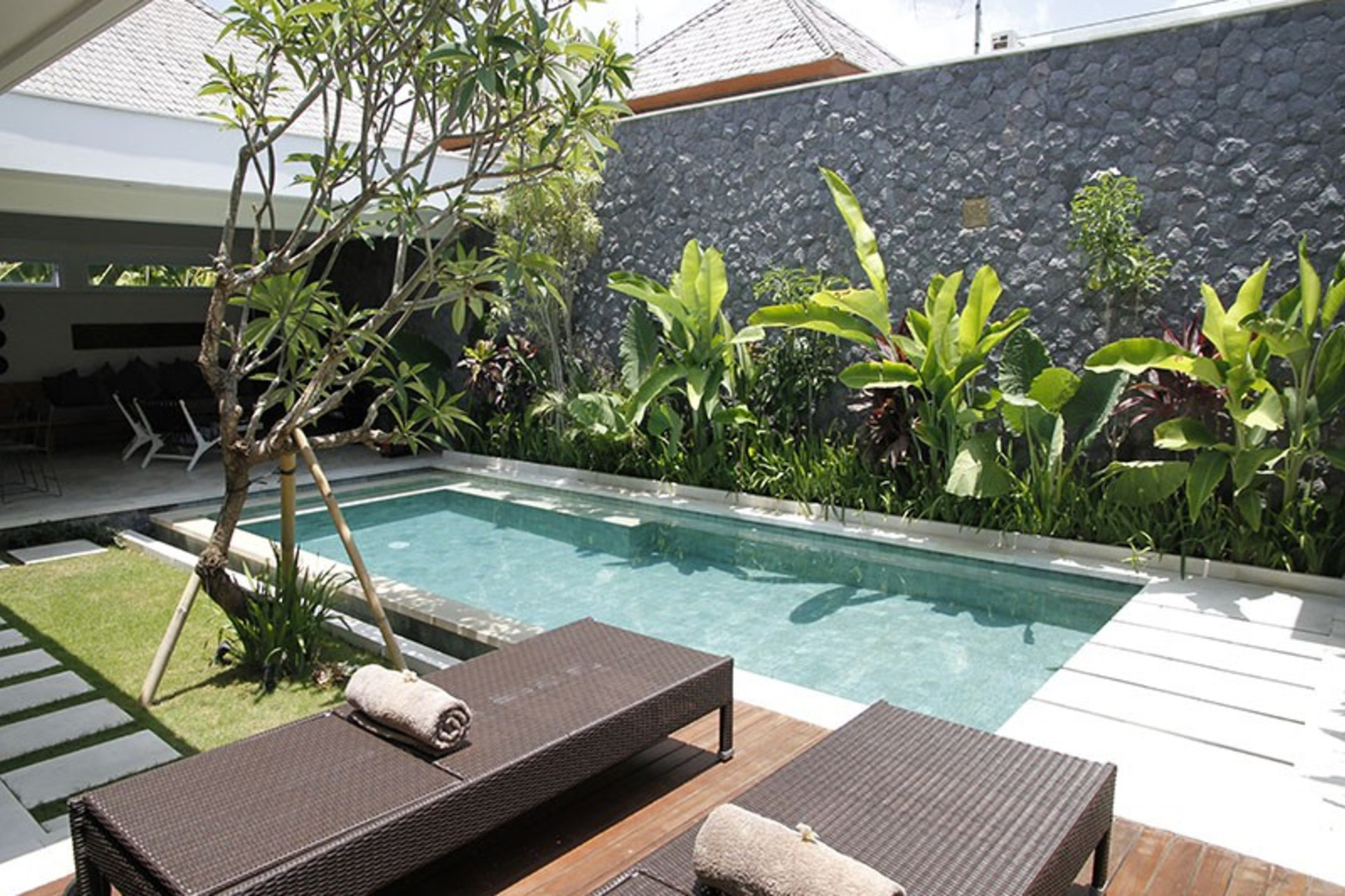 Luxuriöse Villa mit 2 Schlafzimmern in der Nähe der Sehenswürdigkeiten von Seminyak, Bali Villa 1147