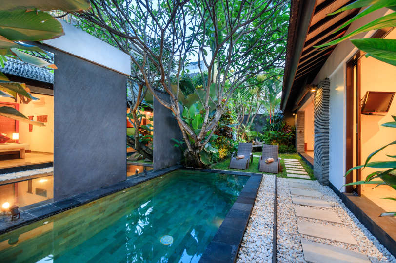 Sie werden diese luxuriöse Ferienvilla mit 1 Schlafzimmer und privatem Pool in Seminyak lieben, Villa Bali 2011