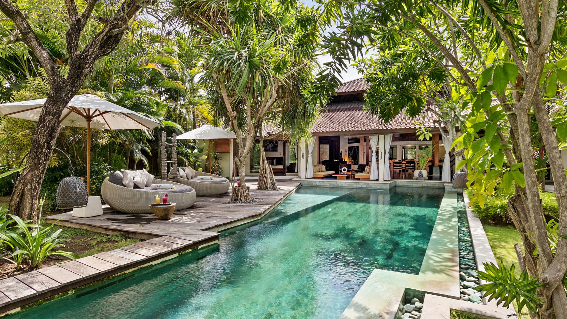 5-Sterne-Villa auf Bali, nur wenige Minuten vom Strand entfernt, Bali Villa 2065