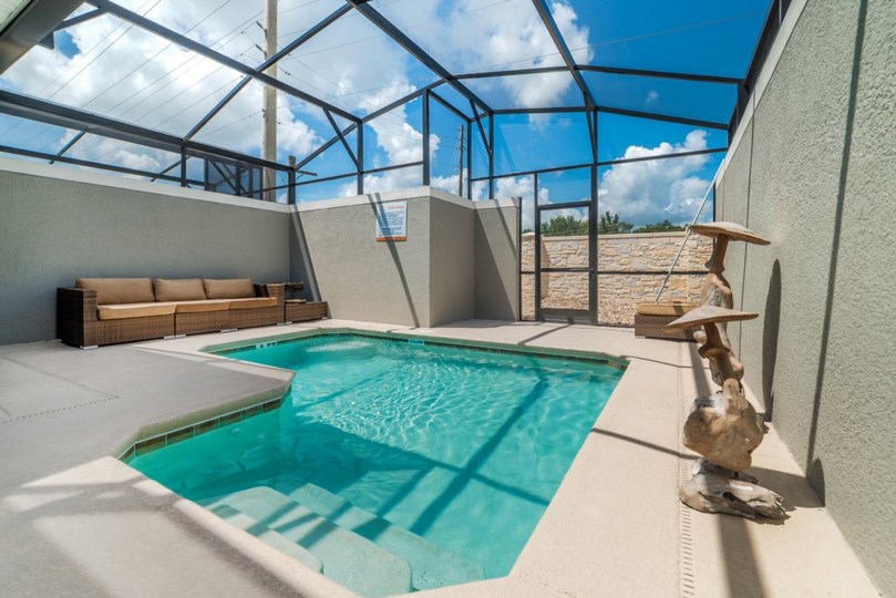 Endlich können Sie und Ihre Familie ein Luxushaus mit privatem Pool im Storey Lake Resort mieten, Townhome Orlando 1002