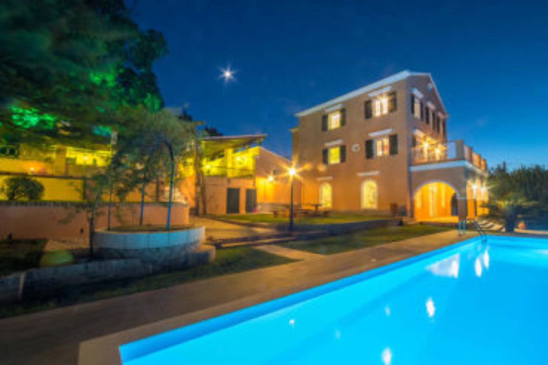 Privater Pool und atemberaubende Aussicht, Korfu Villa 1000