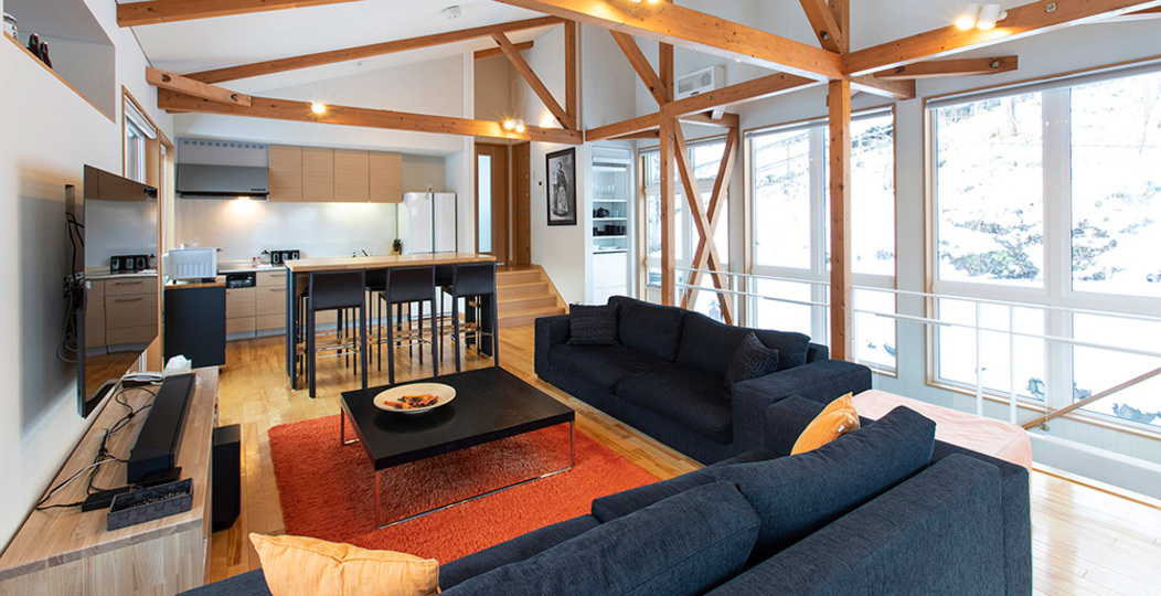 Luxuriöses Ski-Chalet mit 2 Betten und Whirlpool, Niseko Chalet 1007