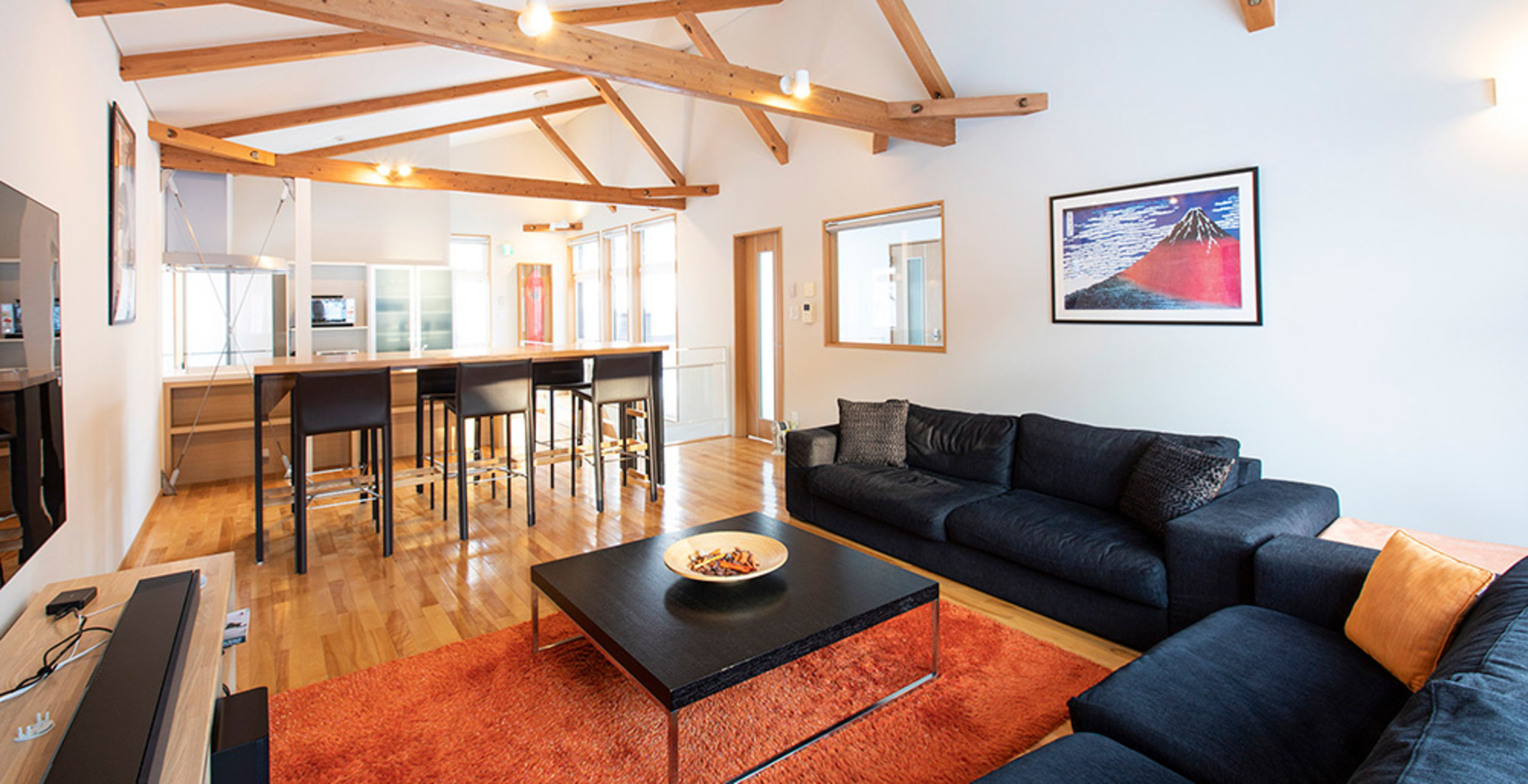 Exklusives Ferienhaus mit 2 Schlafzimmern in Hirafu, in der Nähe des Skigebiets, Niseko Apartment 1016