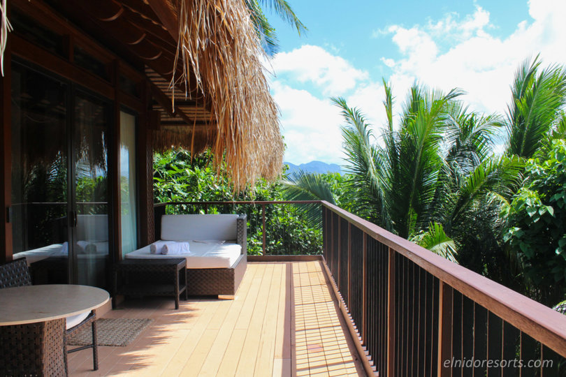 Exklusive 5-Sterne-Villa mit Baldachin im Pangulasian Island Resort, El Nido Villa 1012
