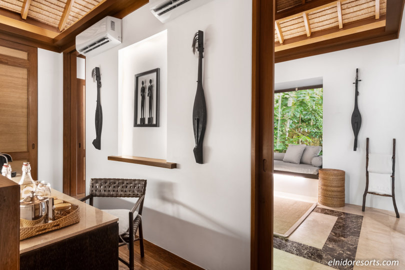 Exklusive 5-Sterne-Villa mit Baldachin im Pangulasian Island Resort, El Nido Villa 1012