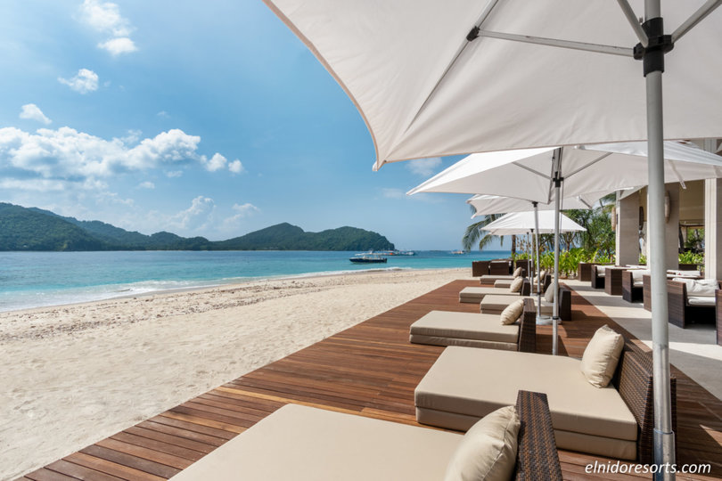 Exklusive 5-Sterne-Villa mit Baldachin im Pangulasian Island Resort, El Nido Villa 1012