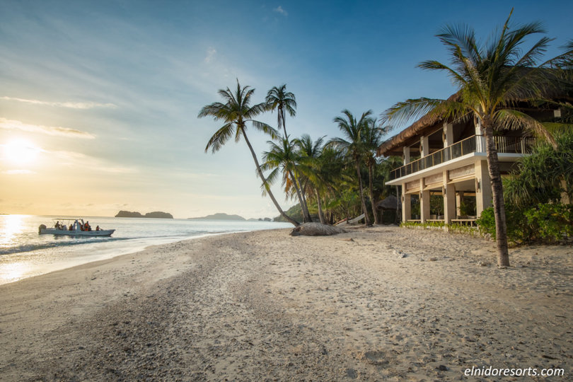 Exklusive 5-Sterne-Villa mit Baldachin im Pangulasian Island Resort, El Nido Villa 1012