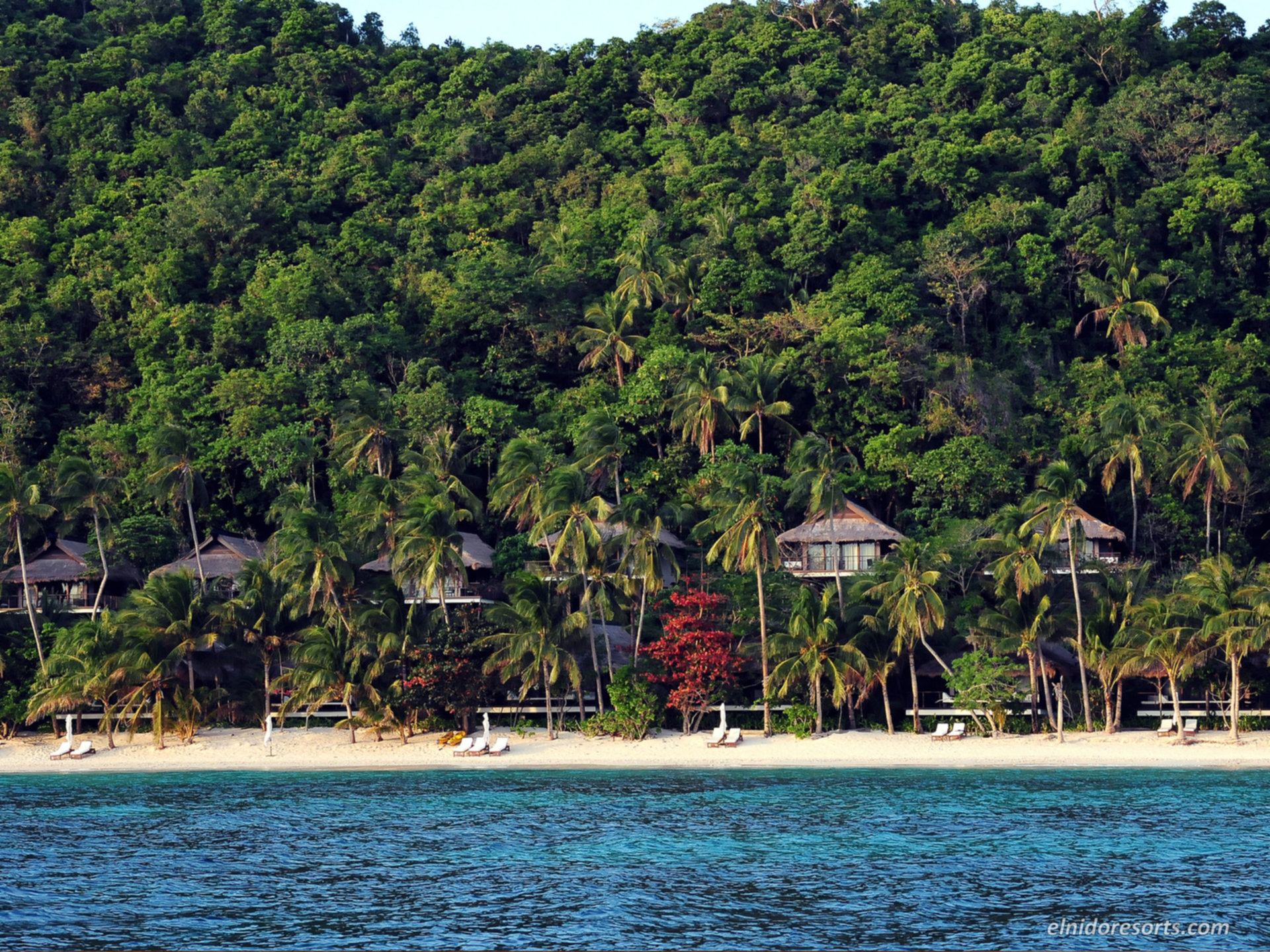 Luxuriöse Strandvilla im Pangulasian Island Resort, El Nido Villa 1013