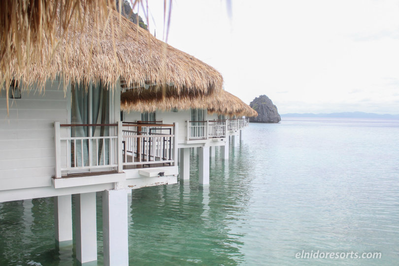 Wunderschönes 5-Sterne-Loft-Wasser-Cottage mit Meerblick im Apulit Island Resort, El Nido Cottage 1002