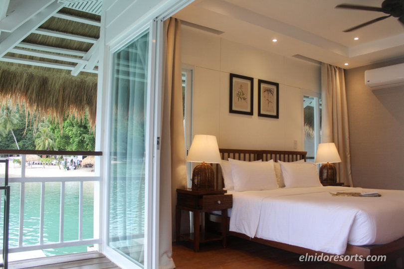 Wunderschönes 5-Sterne-Loft-Wasser-Cottage mit Meerblick im Apulit Island Resort, El Nido Cottage 1002