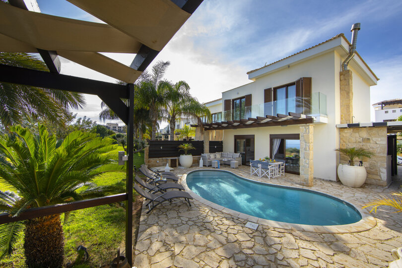 So mieten Sie Ihre eigene Villa mit Meerblick, Protaras Villa 1524