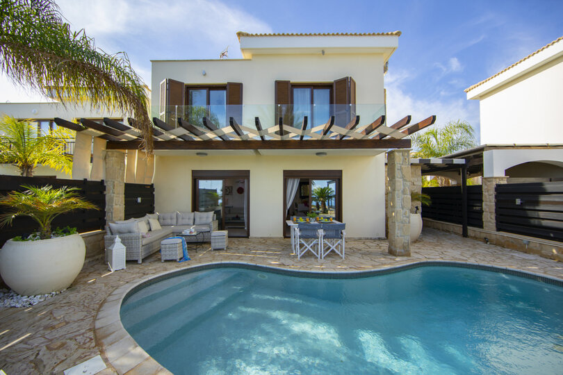 So mieten Sie Ihre eigene Villa mit Meerblick, Protaras Villa 1524
