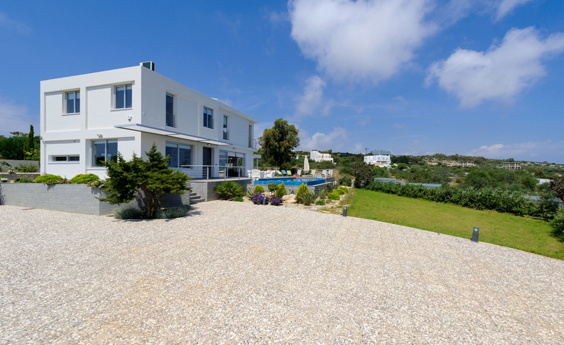 Stellen Sie sich vor, Ihre Familie mietet diese Luxusvilla mit Meerblick, Protaras Villa 1528