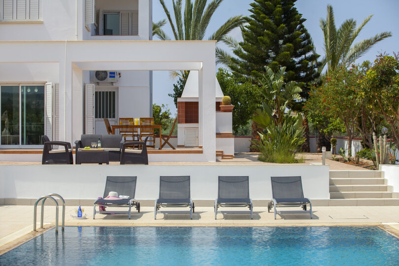Stellen Sie sich vor, Ihre Familie mietet diese Luxusvilla mit großem privaten Pool, Protaras Villa 1543, Protaras, Cyprus