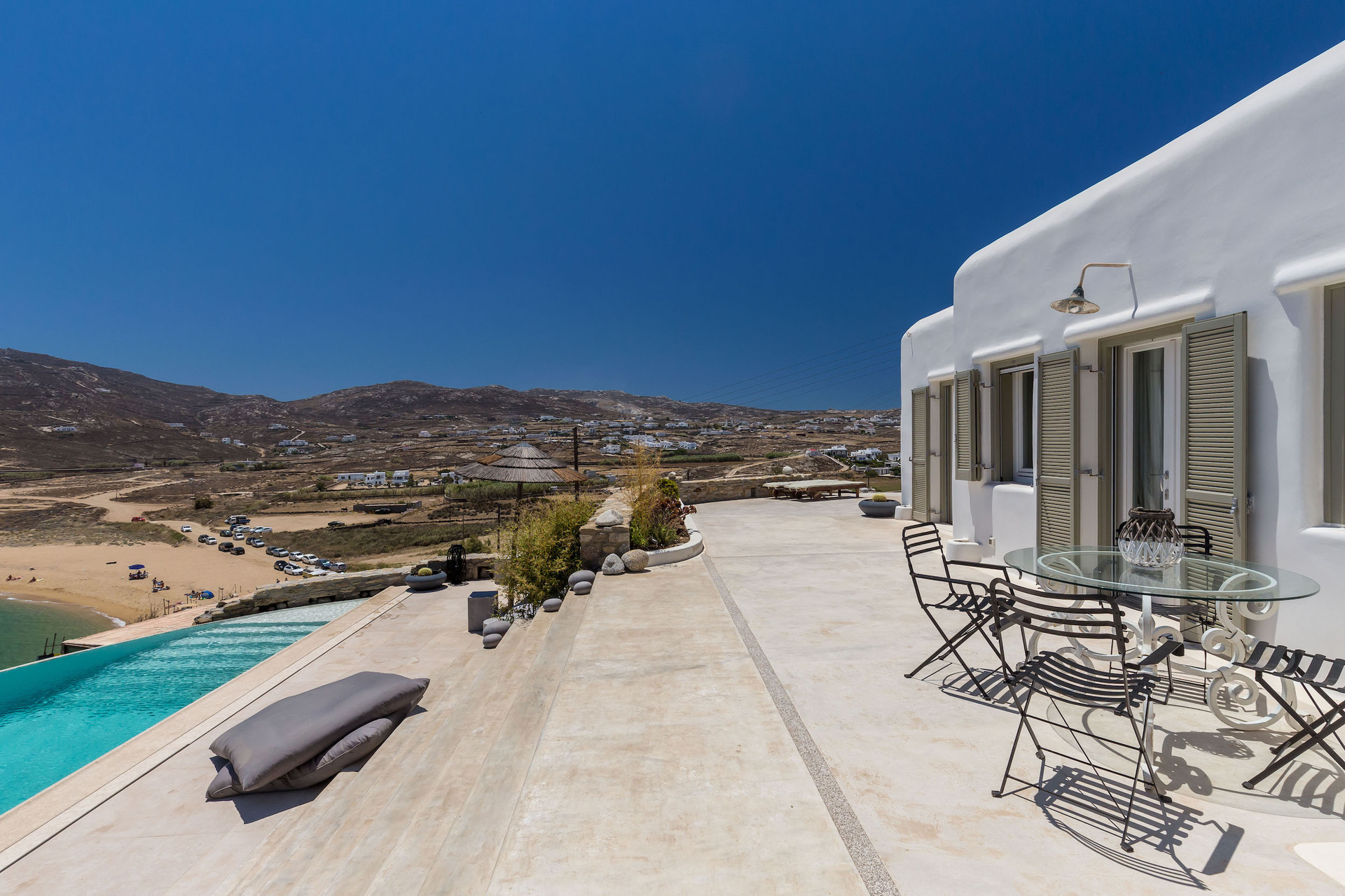 Mieten Sie Ihre luxuriöse Villa mit 5 Schlafzimmern, Mykonos Villa 1001