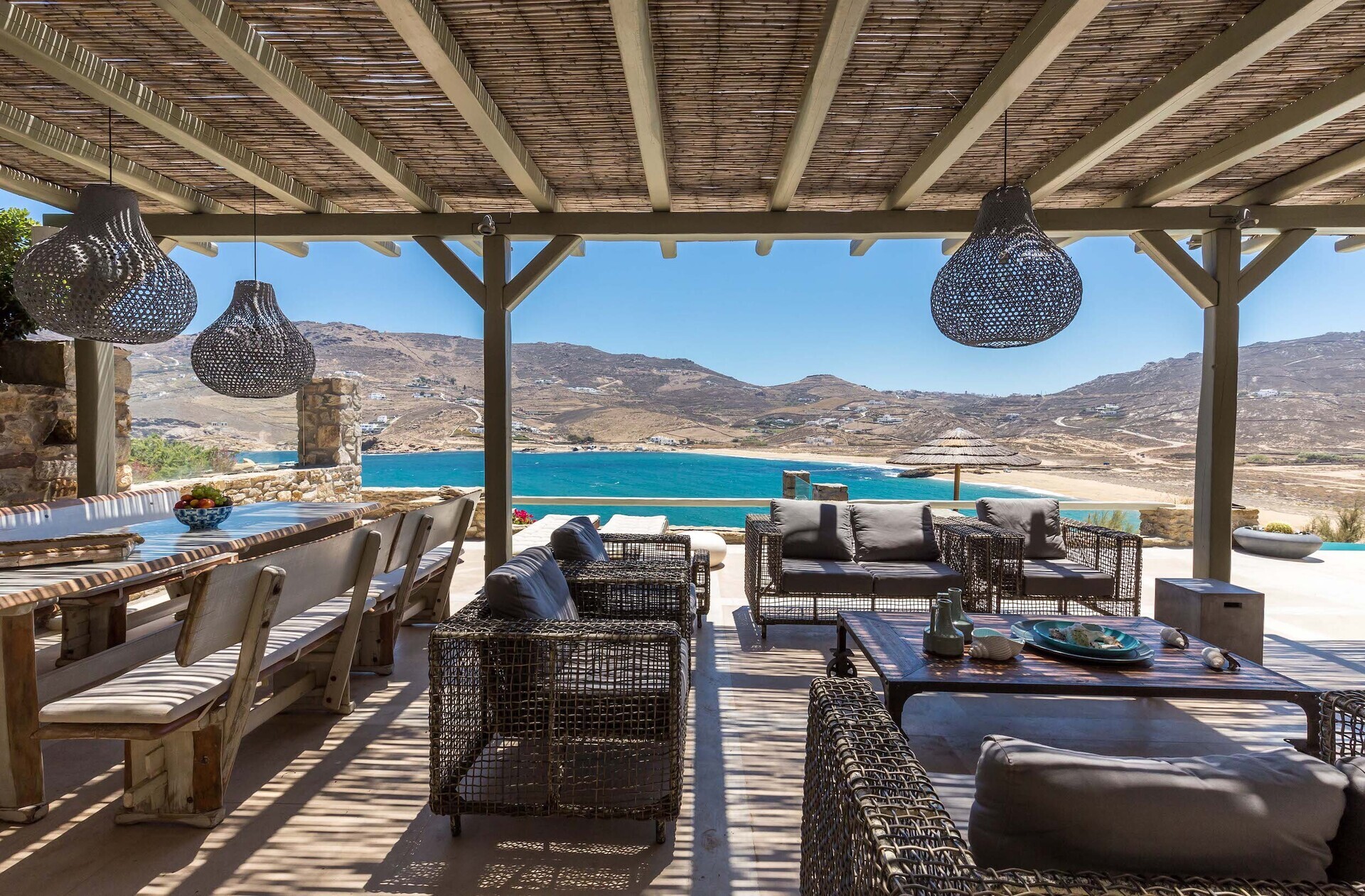 Mieten Sie Ihre luxuriöse Villa mit 5 Schlafzimmern, Mykonos Villa 1001
