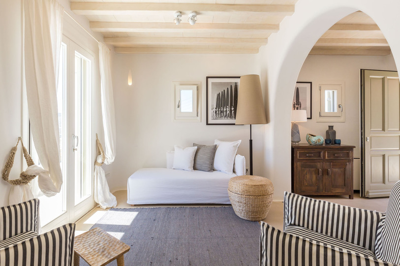Mieten Sie Ihre luxuriöse Villa mit 5 Schlafzimmern, Mykonos Villa 1001