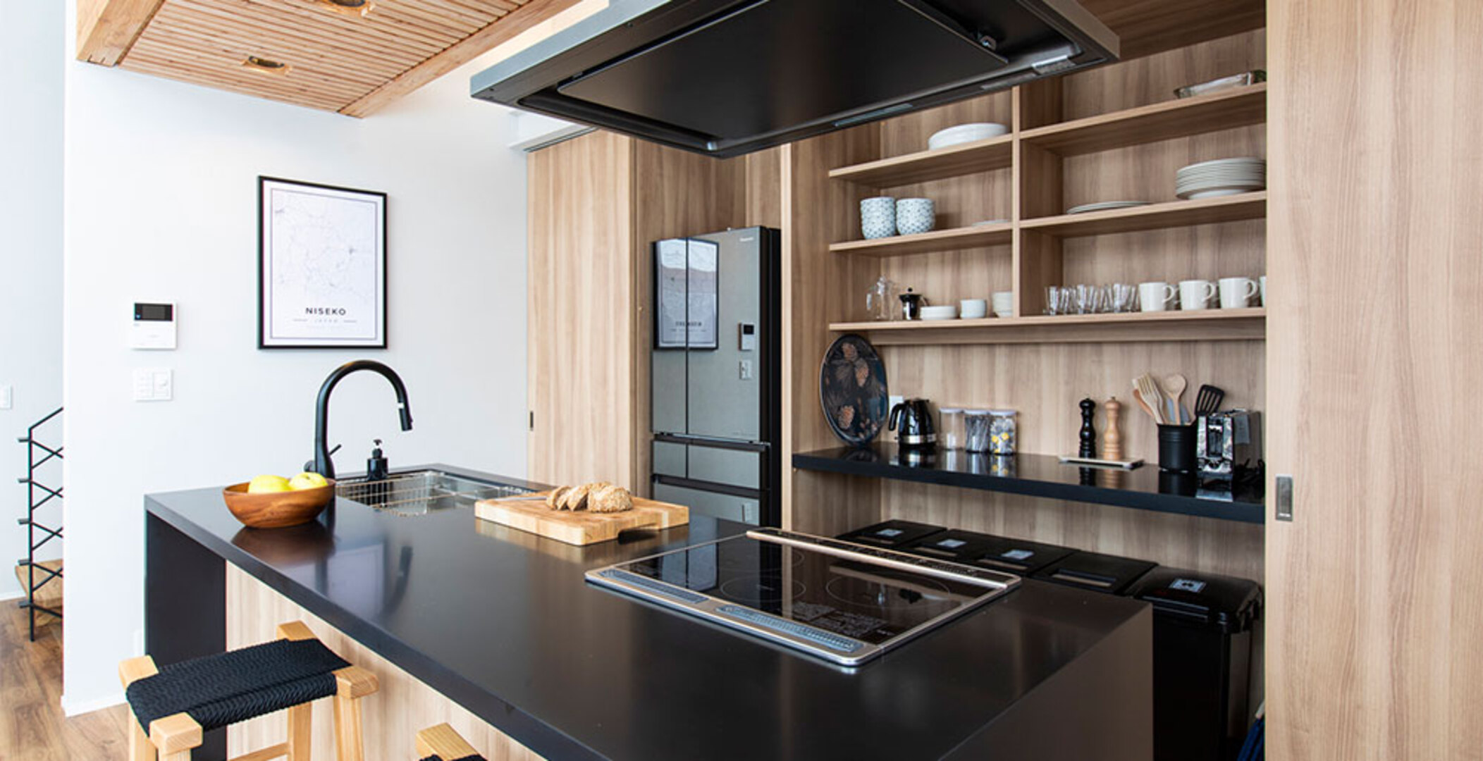 3 Ferienchalet in Hirafu, in der Nähe des Skigebiets, Niseko Chalet 1024