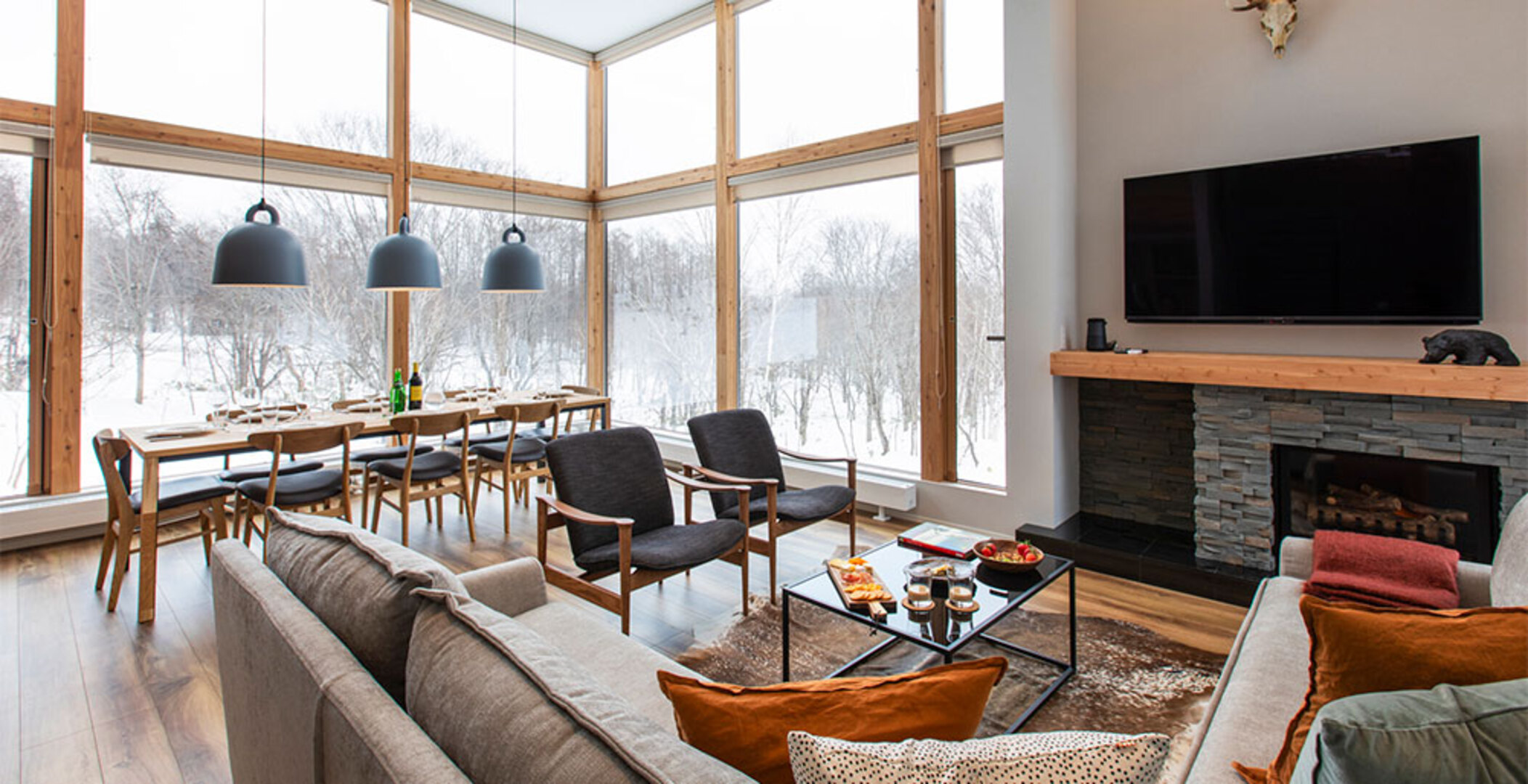 3 Ferienchalet in Hirafu, in der Nähe des Skigebiets, Niseko Chalet 1024