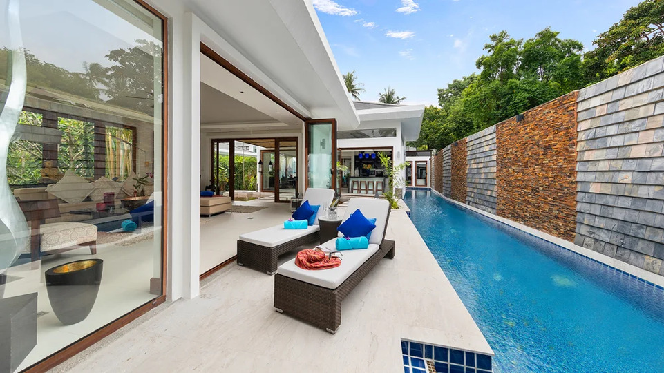 Endlich können Sie und Ihre Freunde eine Luxusvilla mit 24/7-Concierge und Privatkoch mieten, Koh Samui Villa 1018