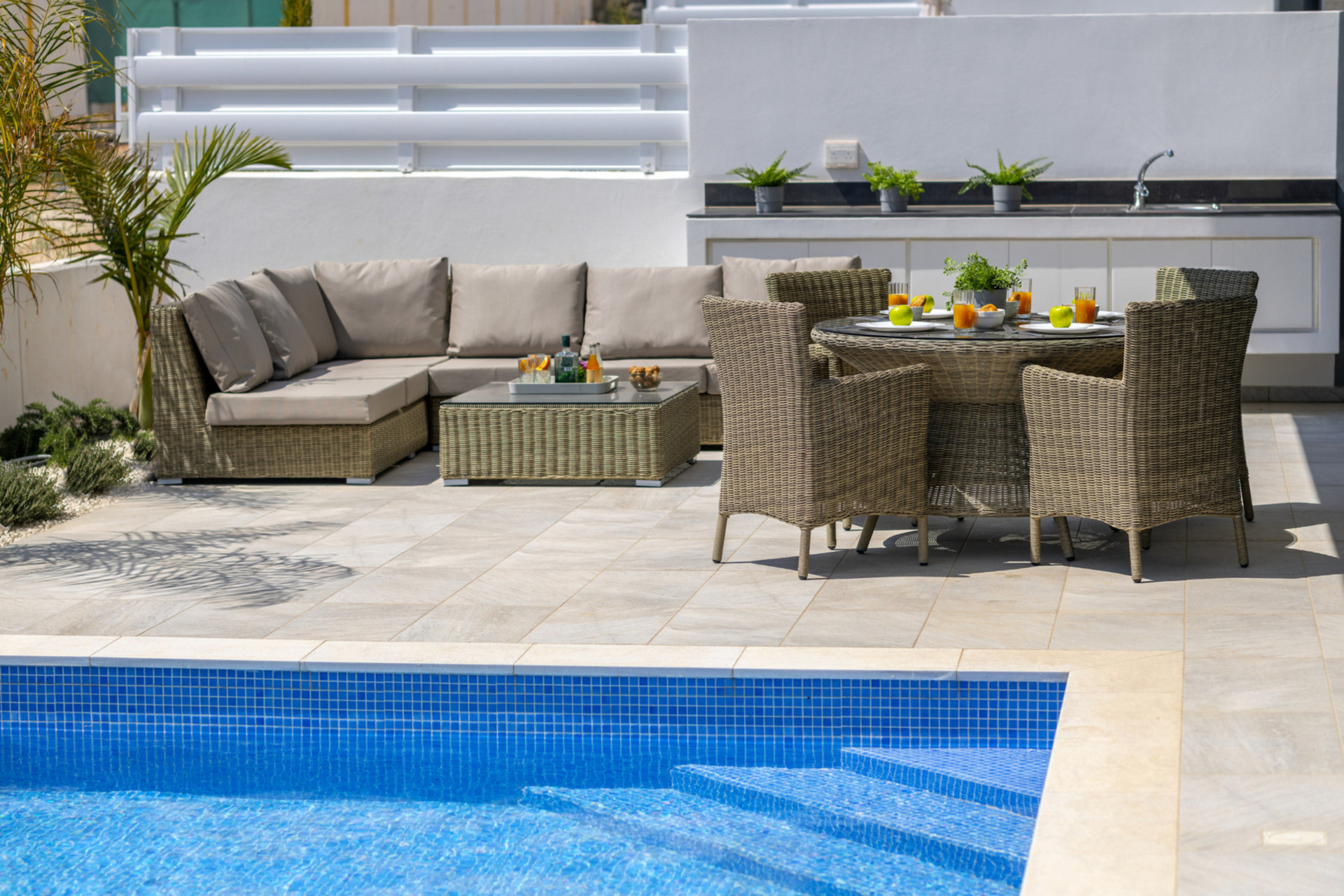Luxuriöse, moderne 3-Bett-Villa in Strandnähe, Protaras Villa 1077