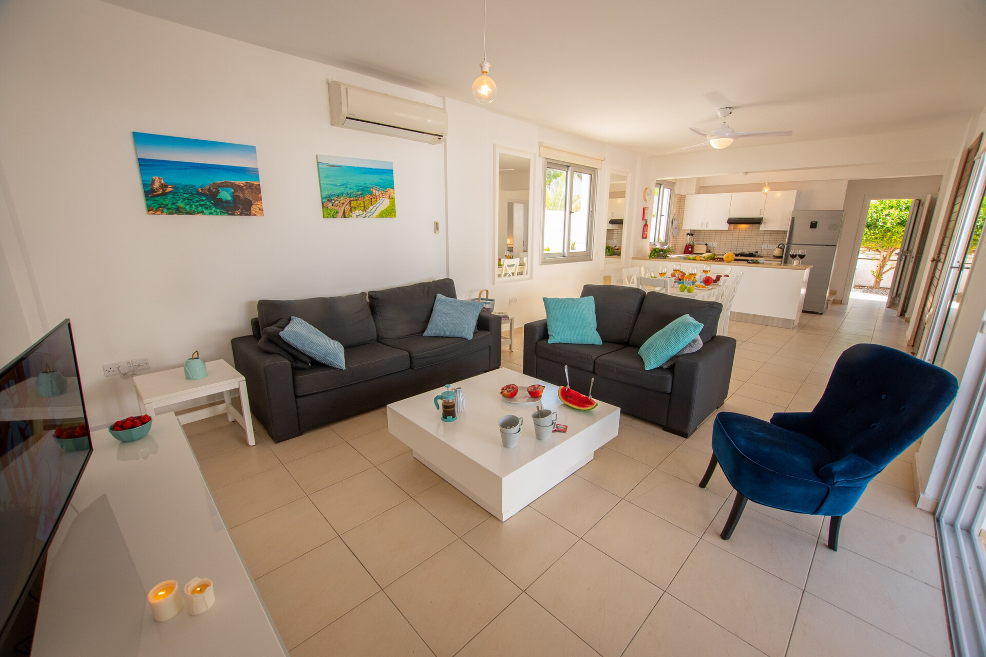 Mieten Sie eine luxuriöse 3-Zimmer-Strandvilla, Famagusta Villa 1020