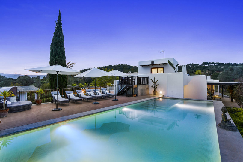 Wunderschöne 5-Sterne-Villa mit privatem Pool, Ibiza Villa 1365, Santa Eulalia, Spain