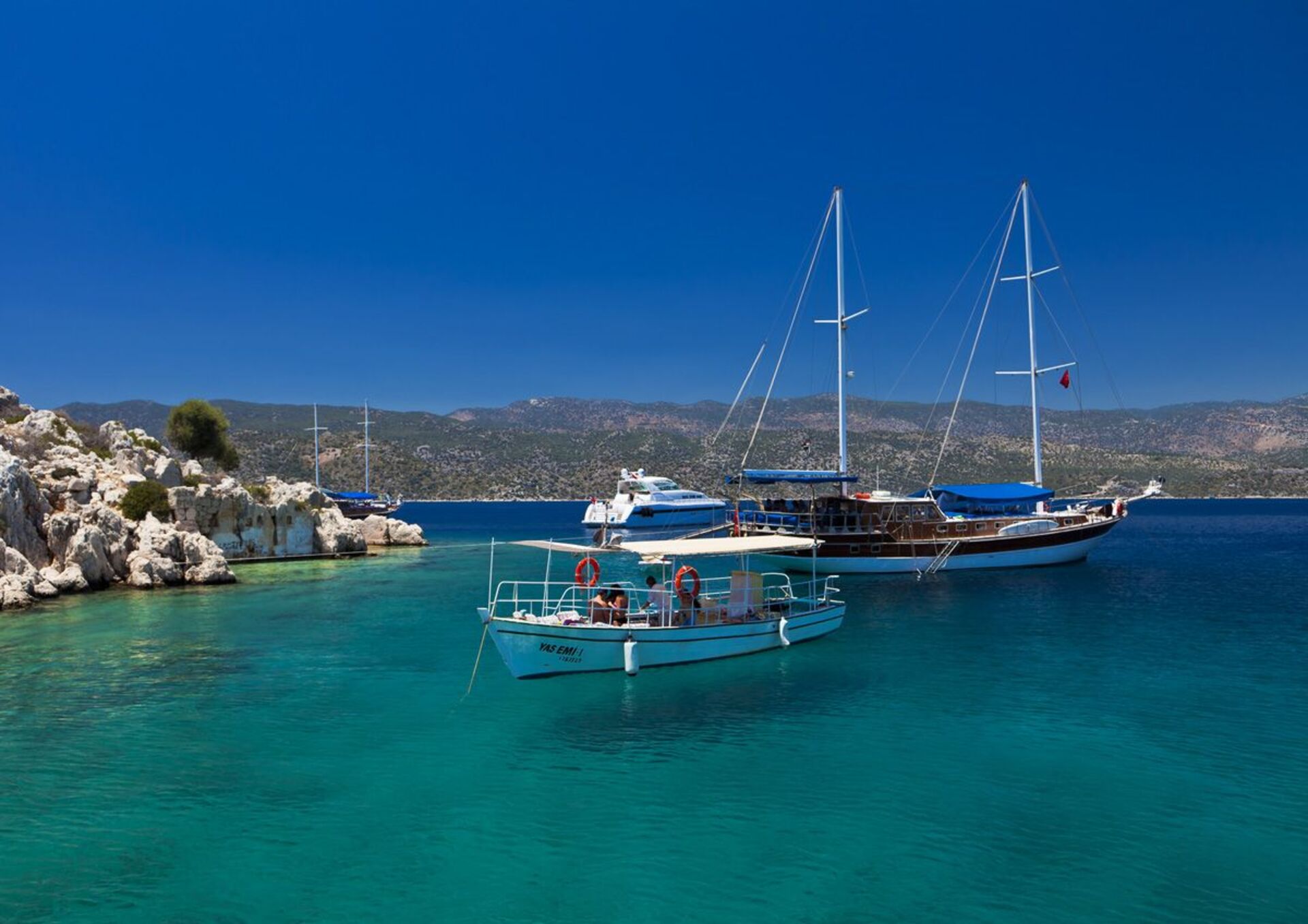 Mieten Sie Ihre eigene Luxusvilla mit 4 Schlafzimmern, Kalkan Villa 1071