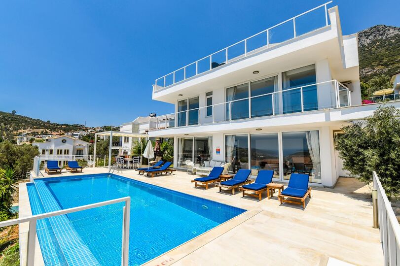 Die ultimative Villa mit atemberaubender Aussicht, Antalya Villa 1072, Kalkan, Türkiye