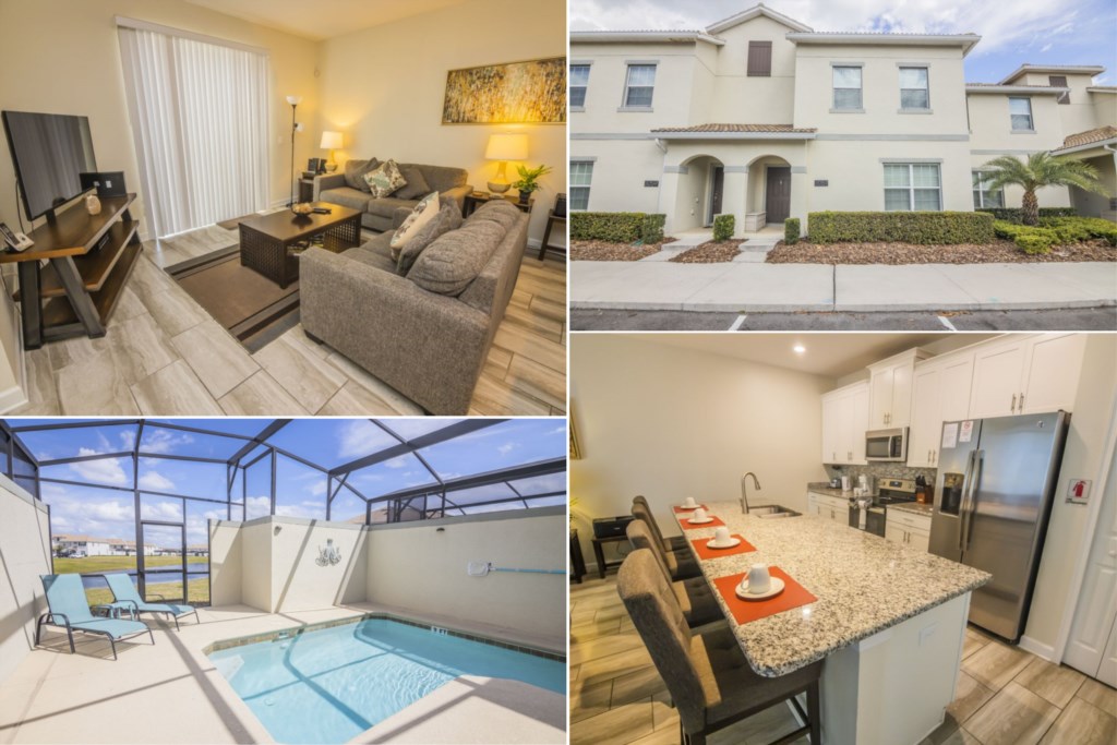 Luxuriöses Stadthaus mit fantastischem Privatpool im Storey Lake Resort, Florida, Stadthaus 6074