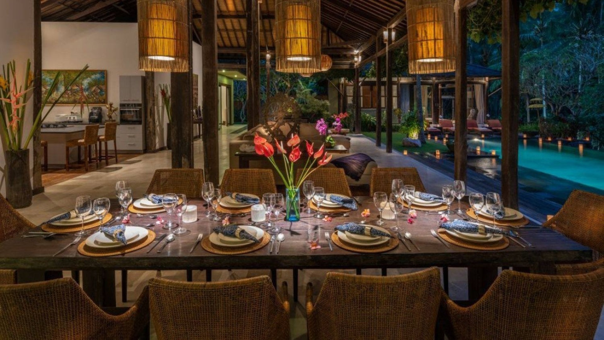 Schöne Villa mit 7 Schlafzimmern, Spa und Pool, Bali Villa 2137