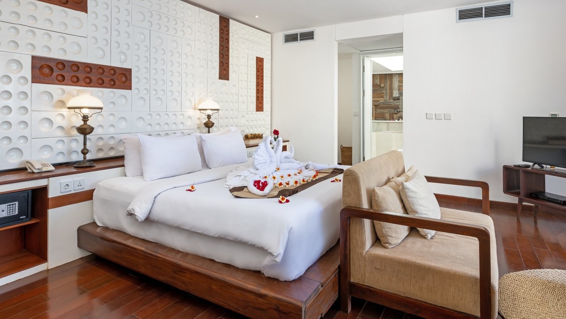 Ruhige 16-Zimmer-Villa mit Pool auf Bali, Bali Villa 2209