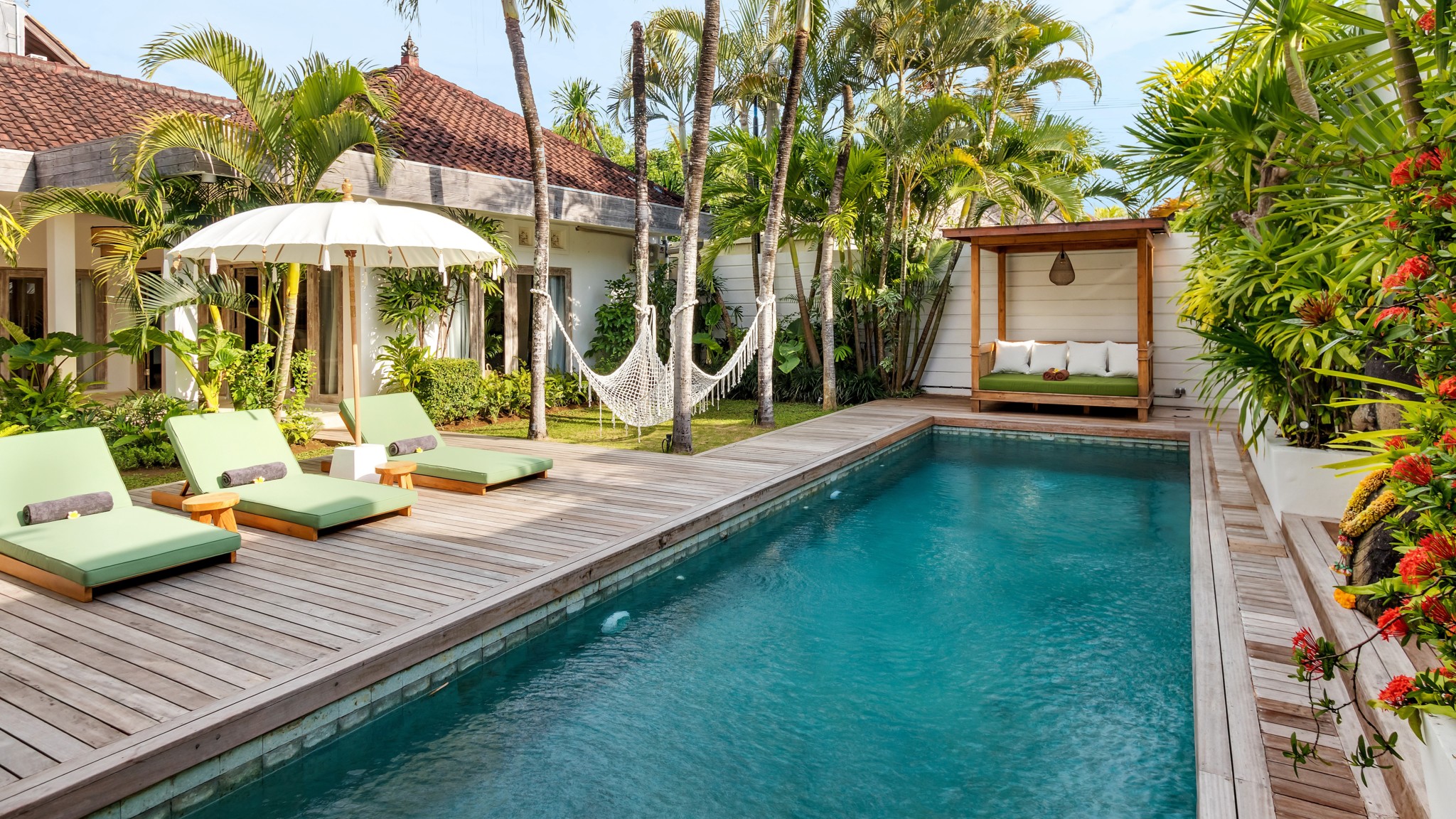 Gemütliche 4-Zimmer-Villa mit fantastischem Poolbereich, Bali Villa 2210
