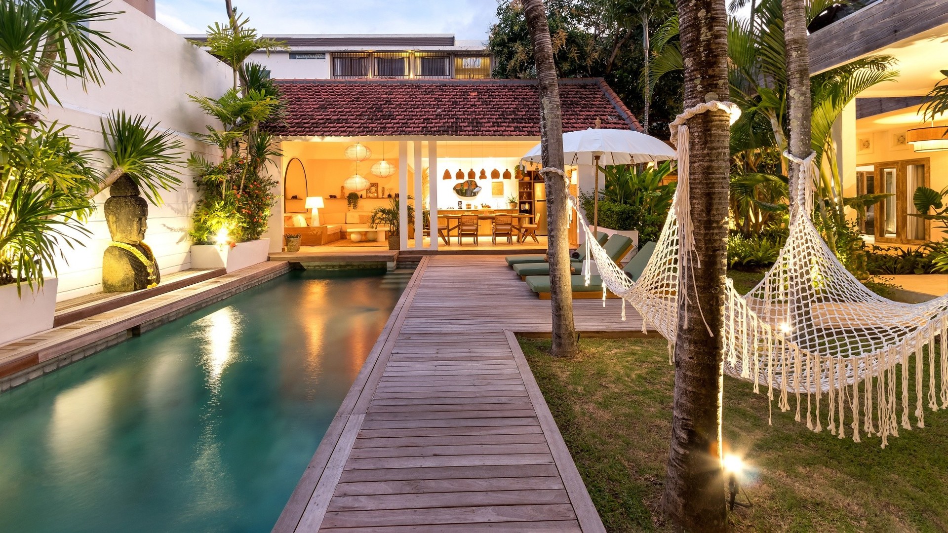 Gemütliche 4-Zimmer-Villa mit fantastischem Poolbereich, Bali Villa 2210
