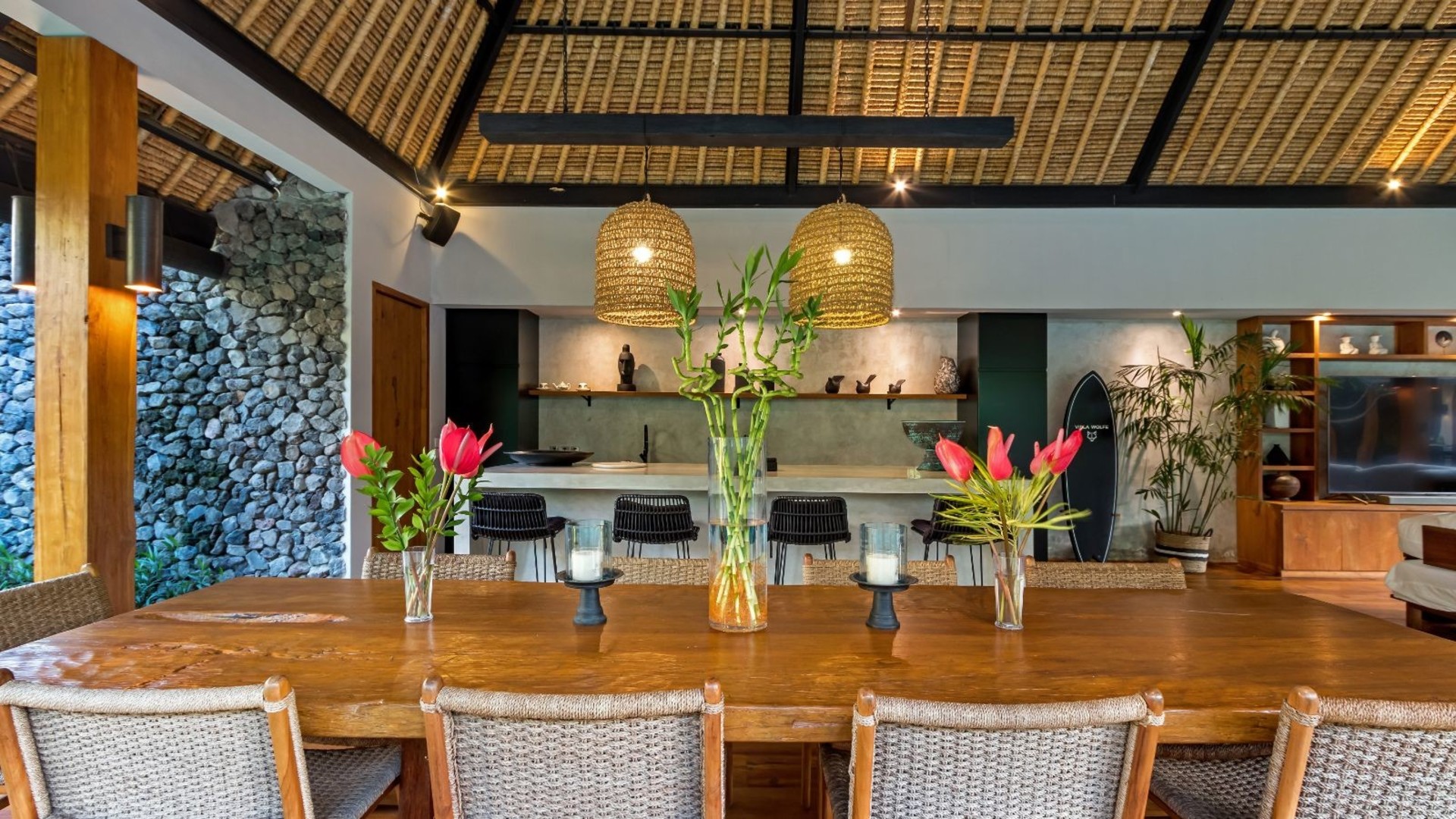 Fröhliche 3-Zimmer-Villa mit Pool und Garten, Bali Villa 2213