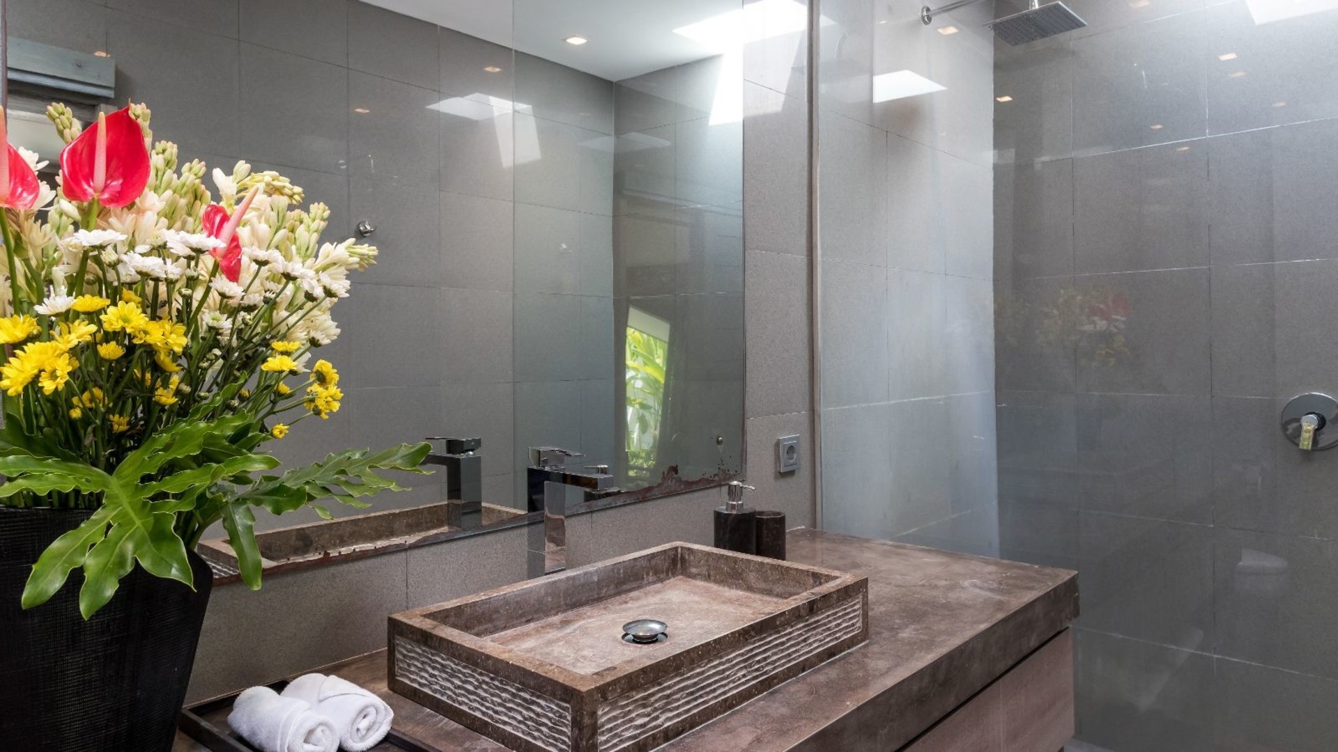Sonnige 3-Zimmer-Villa in Strandnähe mit Pool, Bali Villa 2225