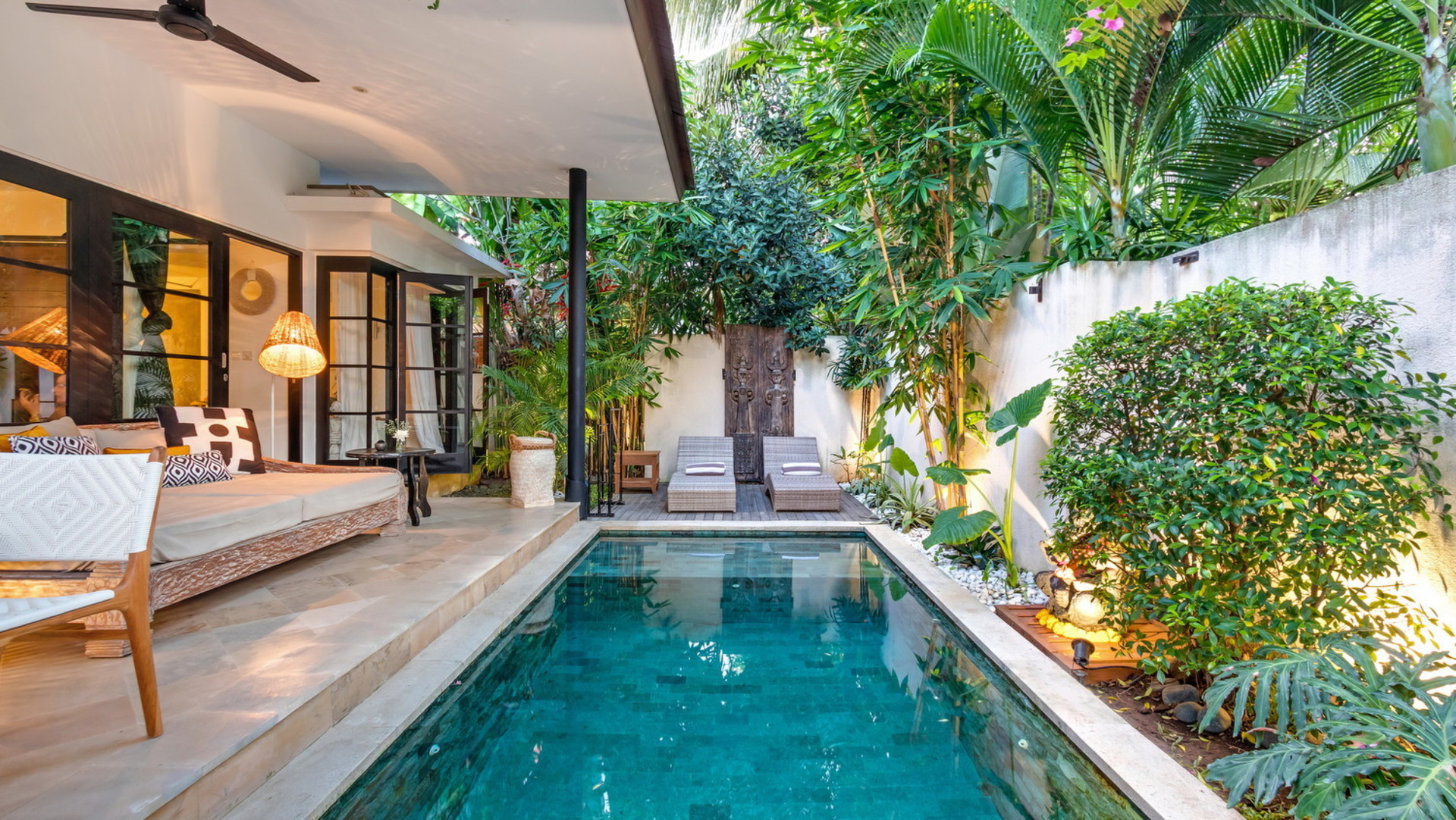 Ruhige 1-Zimmer-Villa mit wunderschönem Poolbereich, Bali Villa 2230