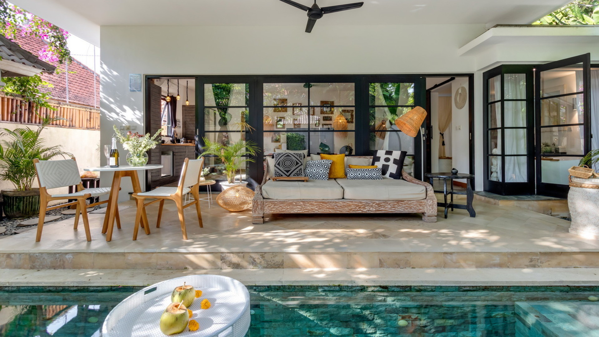 Ruhige 1-Zimmer-Villa mit wunderschönem Poolbereich, Bali Villa 2230