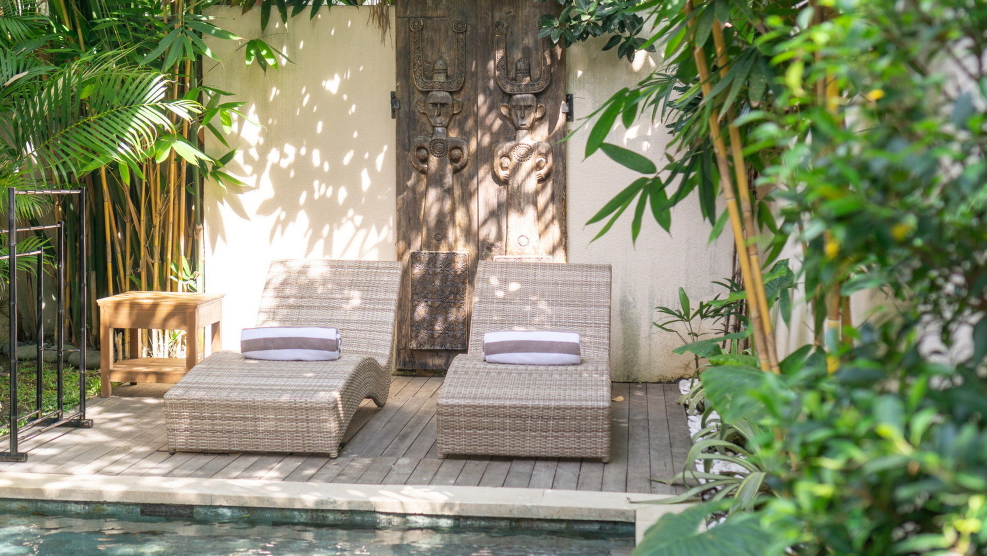 Ruhige 1-Zimmer-Villa mit wunderschönem Poolbereich, Bali Villa 2230