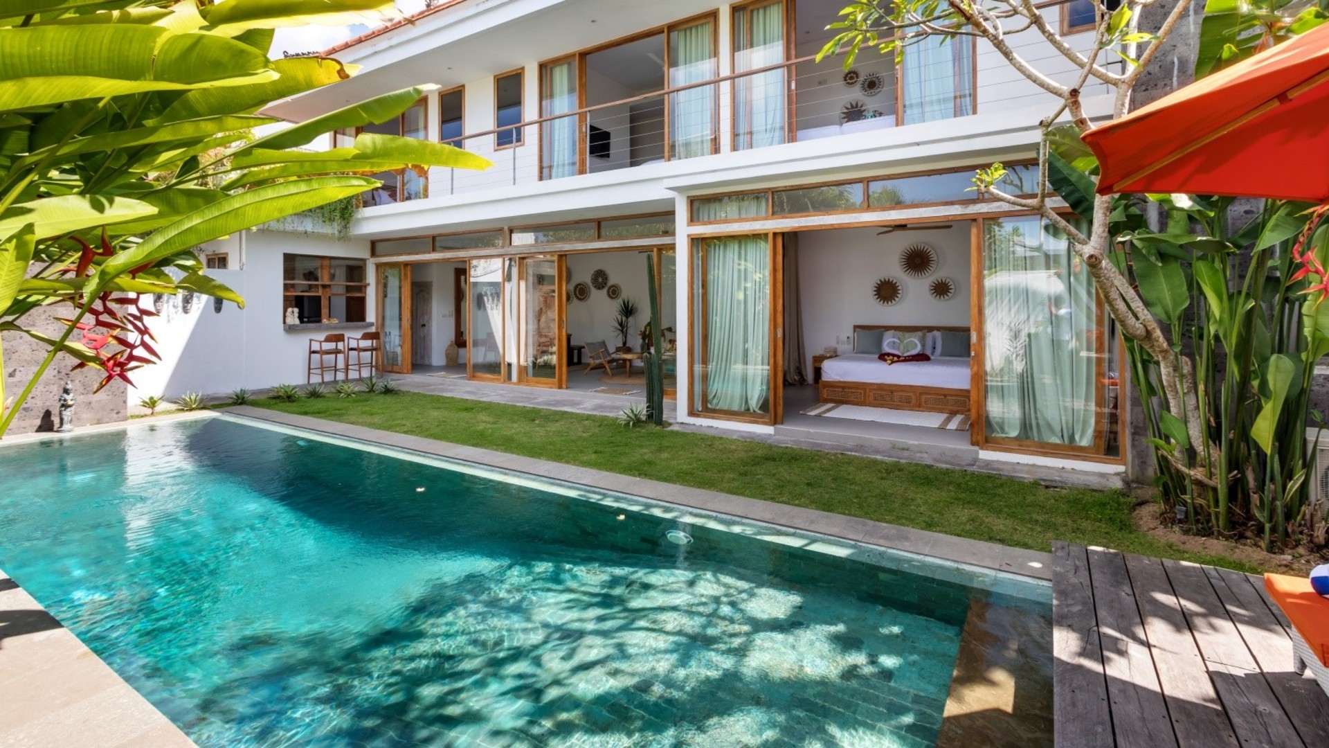 Genießen Sie eine voll ausgestattete 4-Zimmer-Villa mit Pool und Garten, Bali Villa 2236