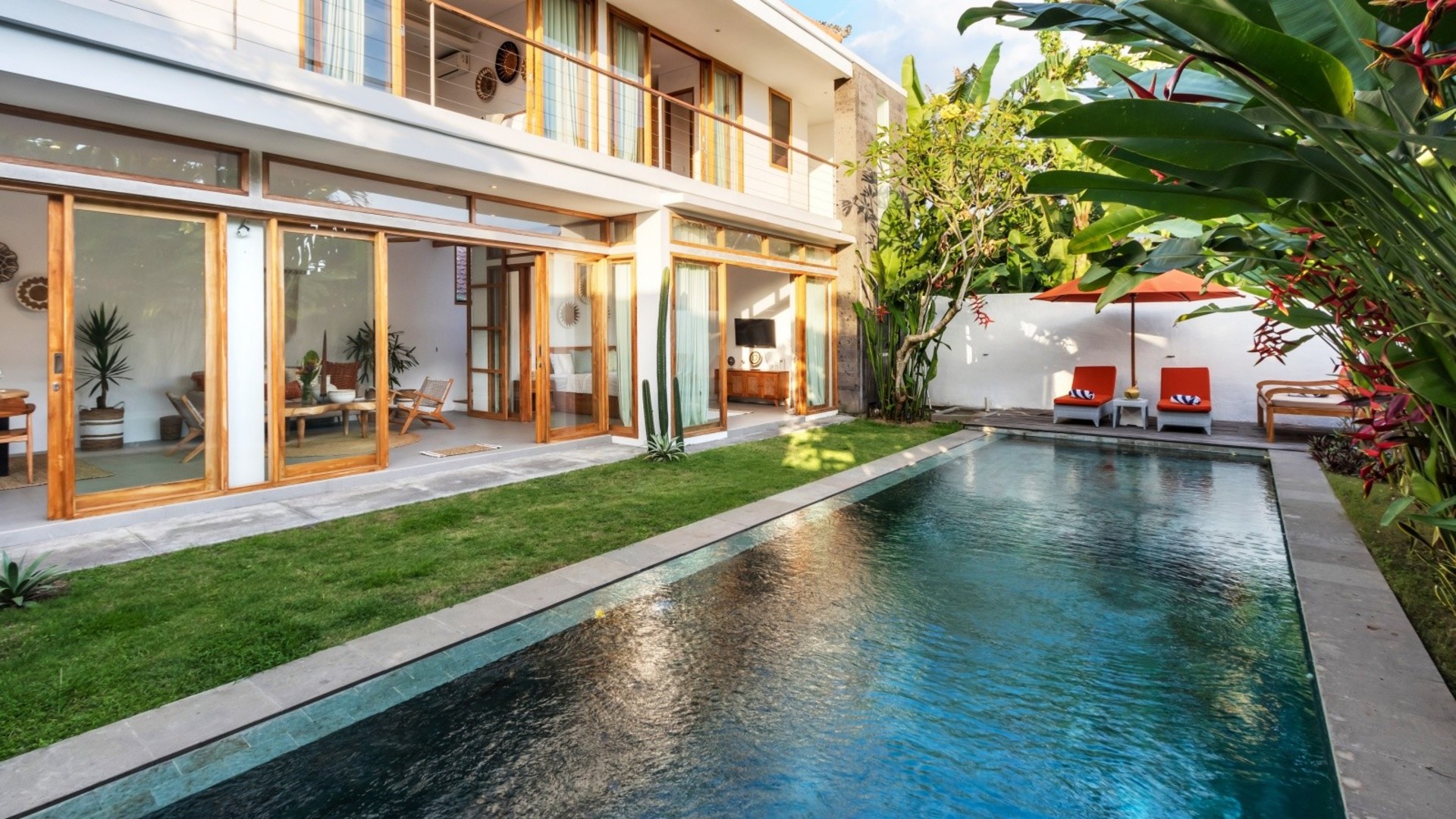 Genießen Sie eine voll ausgestattete 4-Zimmer-Villa mit Pool und Garten, Bali Villa 2236