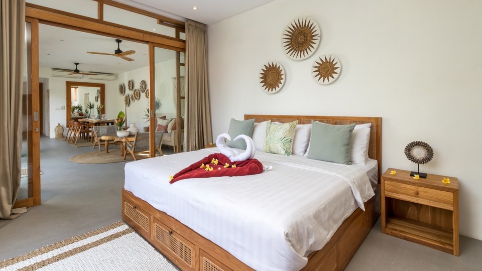 Genießen Sie eine voll ausgestattete 4-Zimmer-Villa mit Pool und Garten, Bali Villa 2236