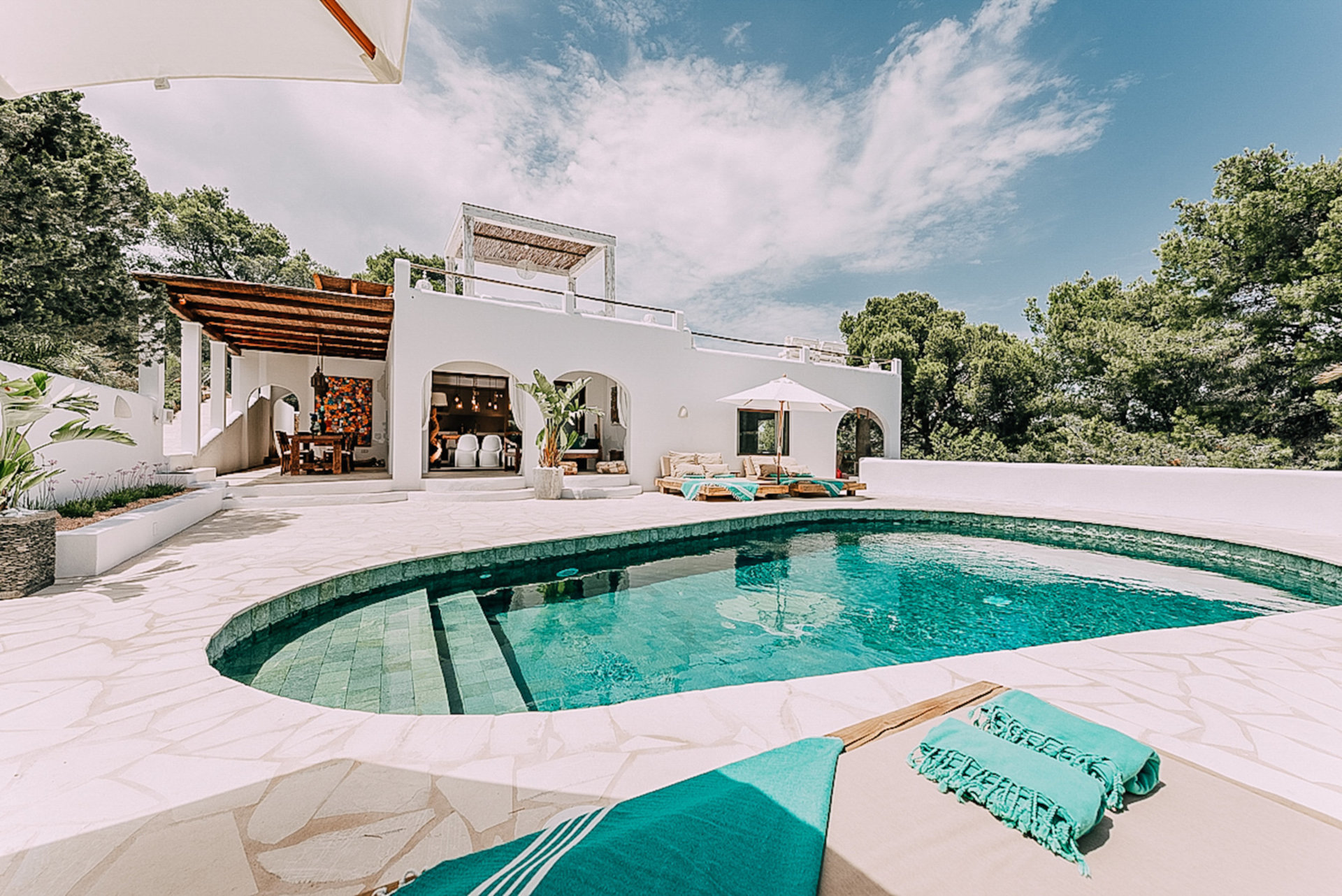 Atemberaubende 4-Zimmer-Villa mit Pool im Herzen von Ibiza, Ibiza Villa 1381