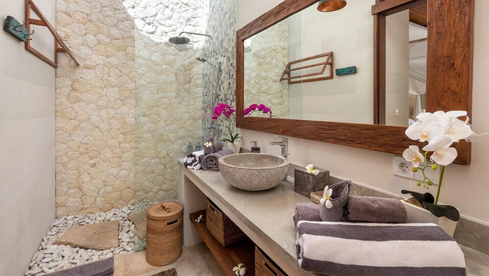 Genießen Sie Ihren Urlaub in einer luxuriösen 5-Sterne-Villa in Candidasa, günstiger als ein Hotel, Villa Bali 2243